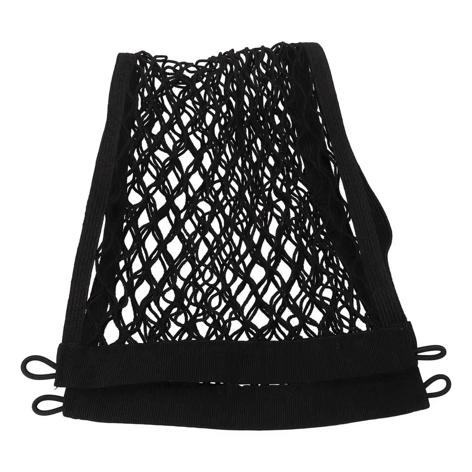 2/4/8Pcs 23.6'' X 9.8'' Universal Elastic Mesh Netting Car Pouch For Trunk RV Boats Home Cargo Storage With Screws And Hooks