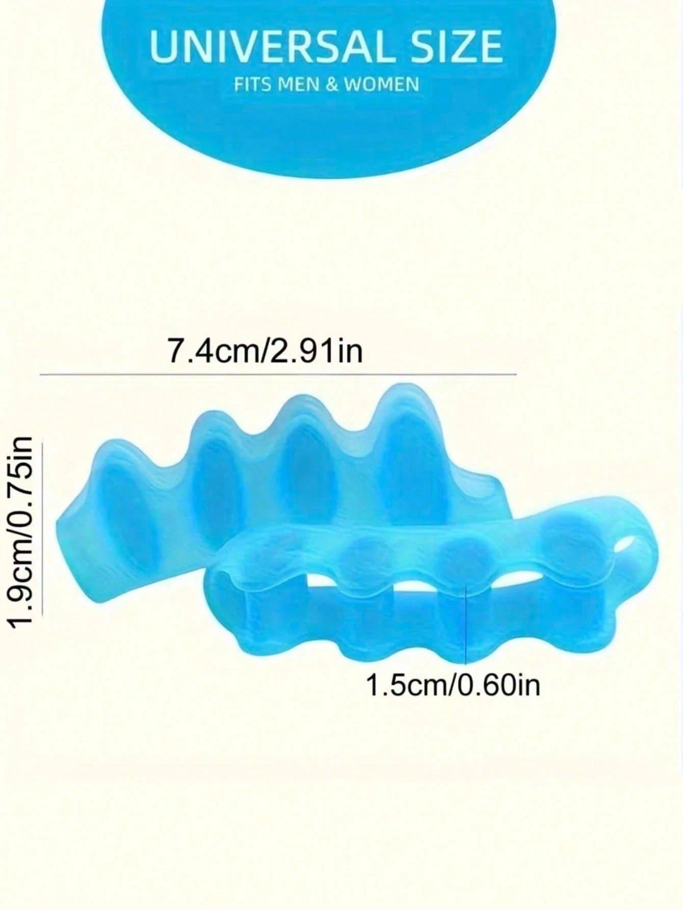 2/4/8pcs Soft Silicone Toe Separators, Reusable Toe Spacers For Foot Correction And Protection, Alcohol-Free