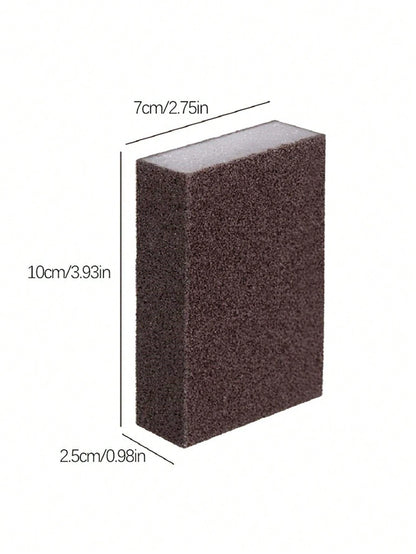 2/4pcs Magic Sponge Eraser Carborundum Removing Rust Cleaning Brush Descaling Clean Rub,Kitchen,Bathroom,Home,Household Suppliers