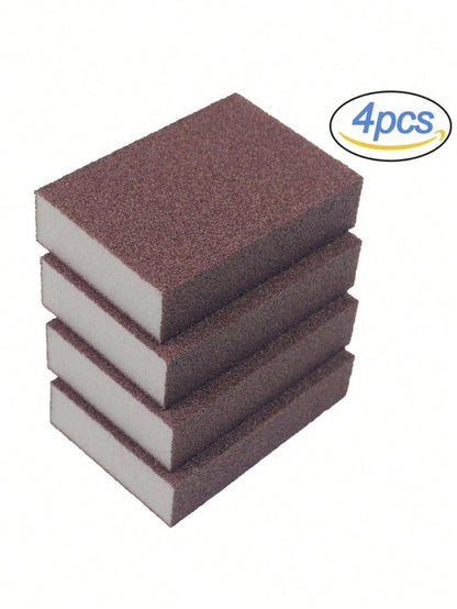 2/4pcs Magic Sponge Eraser Carborundum Removing Rust Cleaning Brush Descaling Clean Rub,Kitchen,Bathroom,Home,Household Suppliers
