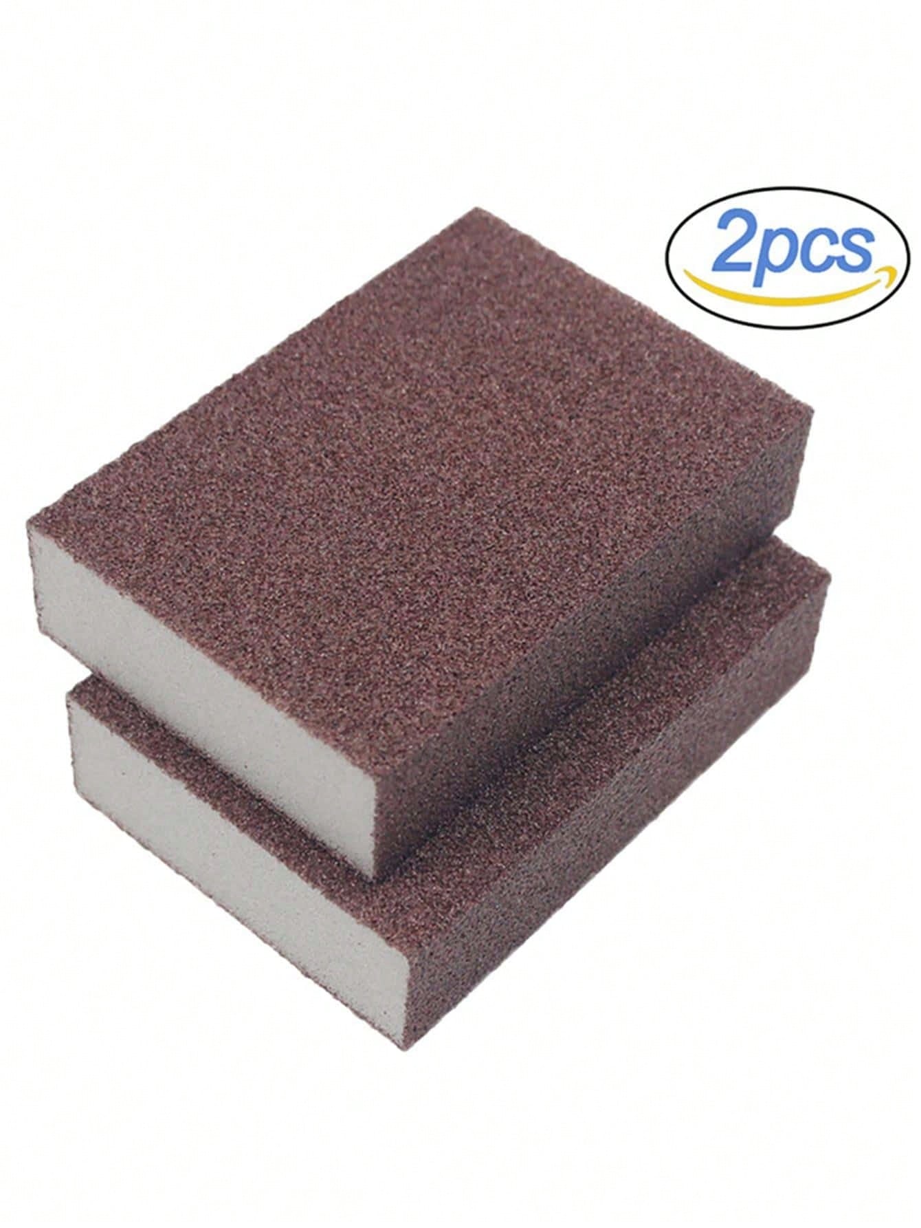 2/4pcs Magic Sponge Eraser Carborundum Removing Rust Cleaning Brush Descaling Clean Rub,Kitchen,Bathroom,Home,Household Suppliers