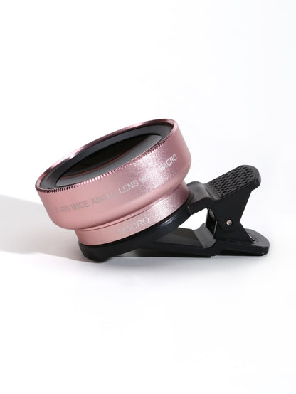 2 In 1 Phone Wide Angle Macro Clip Lens Compatible With Iphone Android Phone For Summer Vacation, Travel, Creative Photography Phone Accessories, Phone Lens