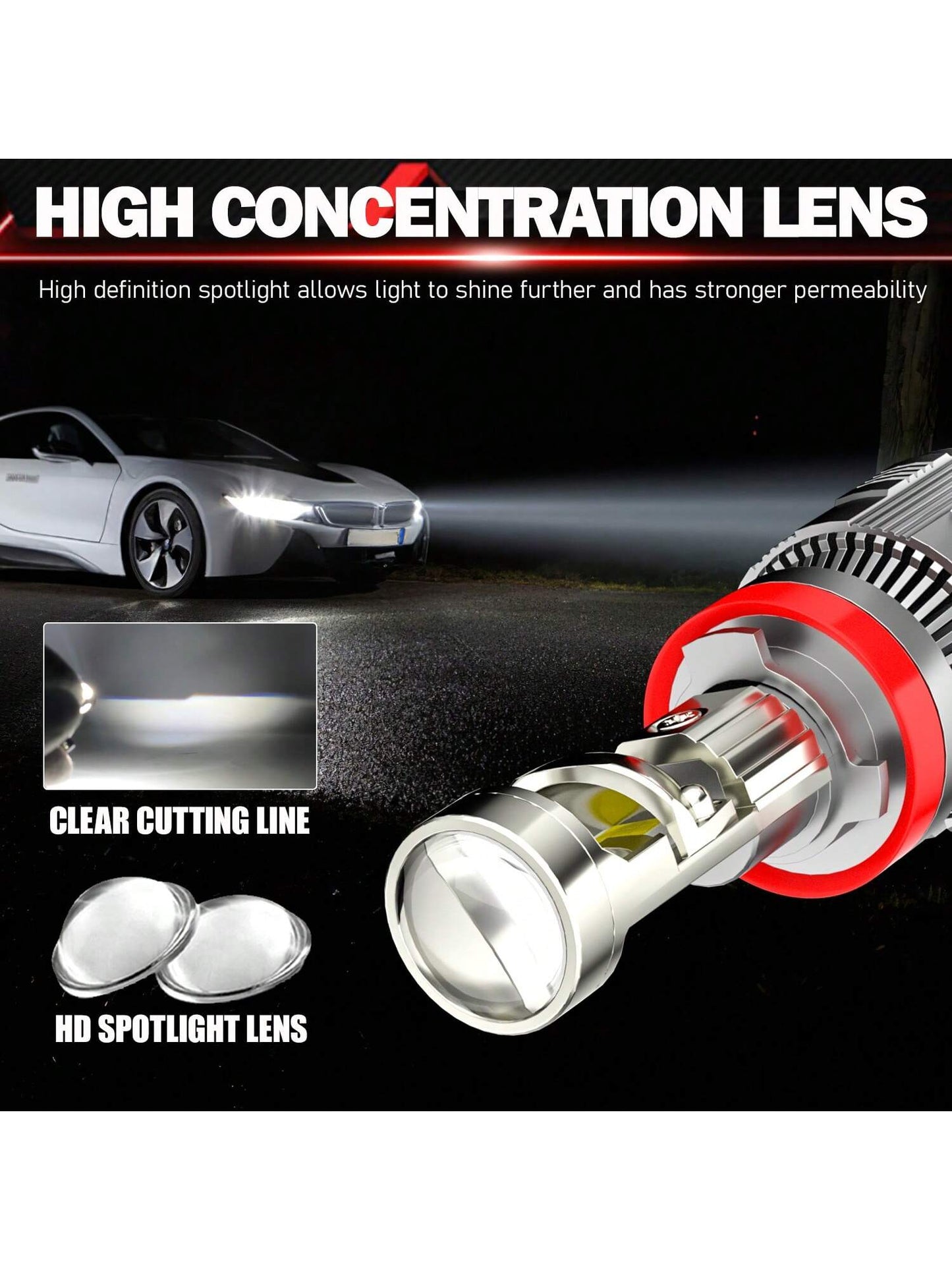 2 Packs H4 H7 LED CANBUS H11 H1 9005 HB3 9006 HB4 H9 9012 LED Headlights 200W High Power 80000LM 6000K Car Headlamp Bulb 12V 24V