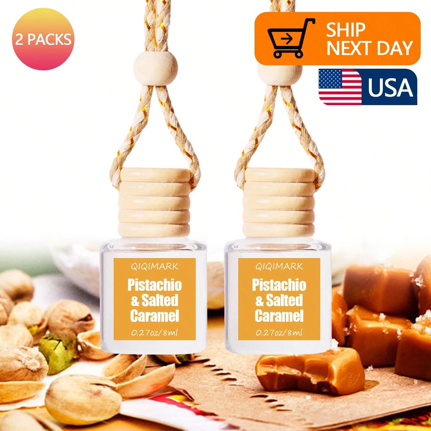 2 Pick 80+Scents, Car Air Hanging Fragrance Oil Diffuser,Car Air Freshener Diffuser For Essential Oils Scents Fragrance Aromatherapy Automobile Diffuser,Long Lasting Car Diffuser