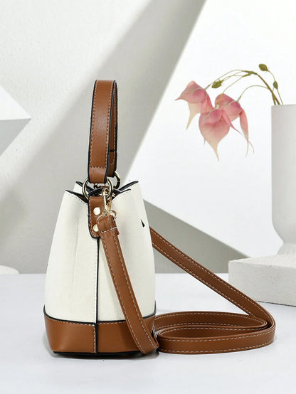 2026 New Large Capacity Fashion Versatile Women Bucket Bag Set, Minimalist Stylish Shoulder Crossbody Handbag, Casual Elegant Tote Bag