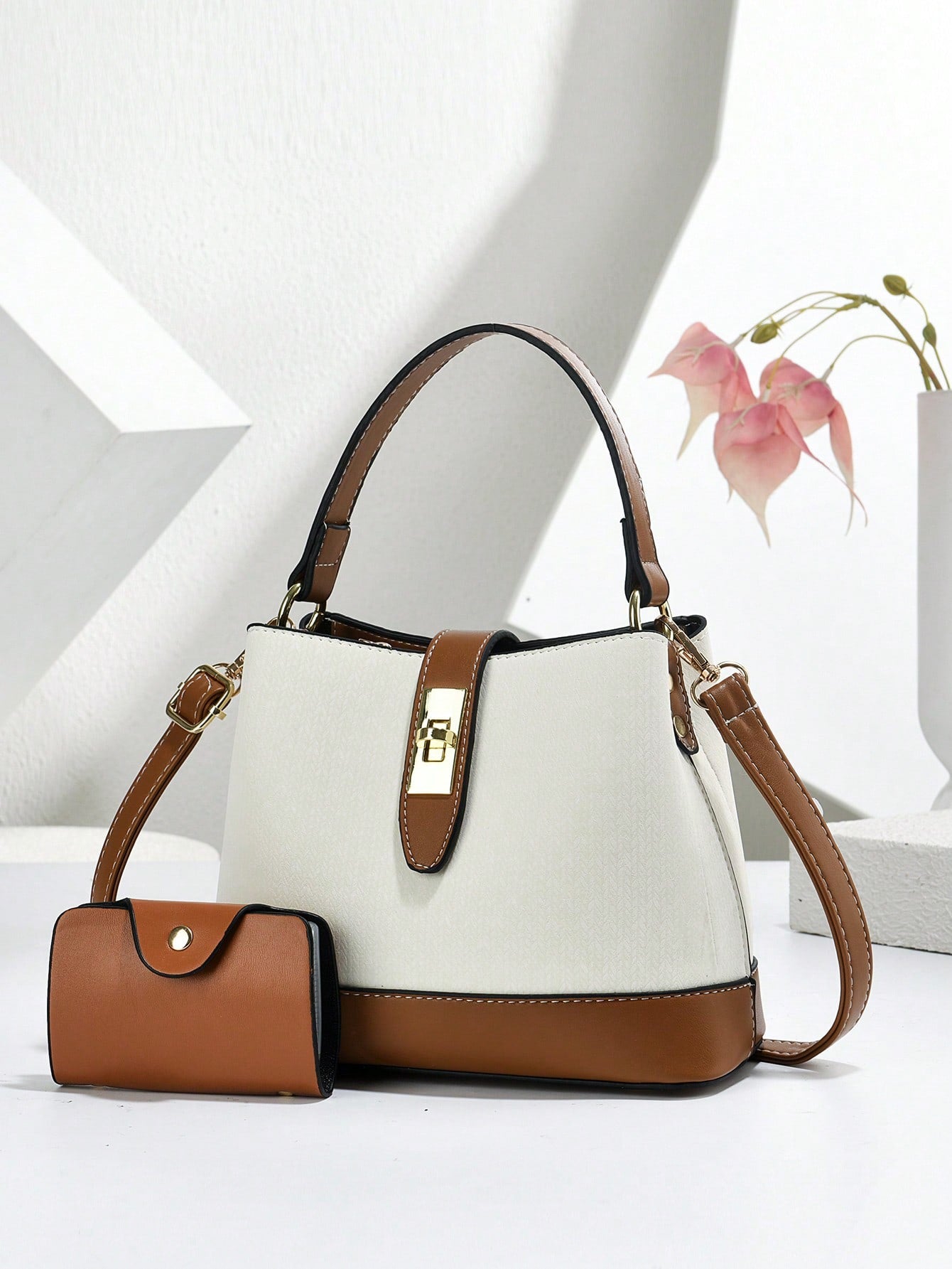 2026 New Large Capacity Fashion Versatile Women Bucket Bag Set, Minimalist Stylish Shoulder Crossbody Handbag, Casual Elegant Tote Bag