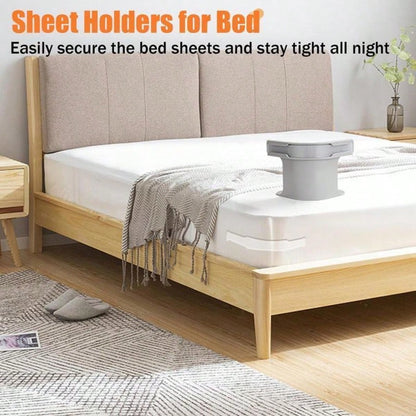 2026 New Model Bed Sheet Fasteners- Anti-Slip, Anti-Shift Gadget For Fitted Sheets- Needle-Free, Invisible Bed Cover Clips
