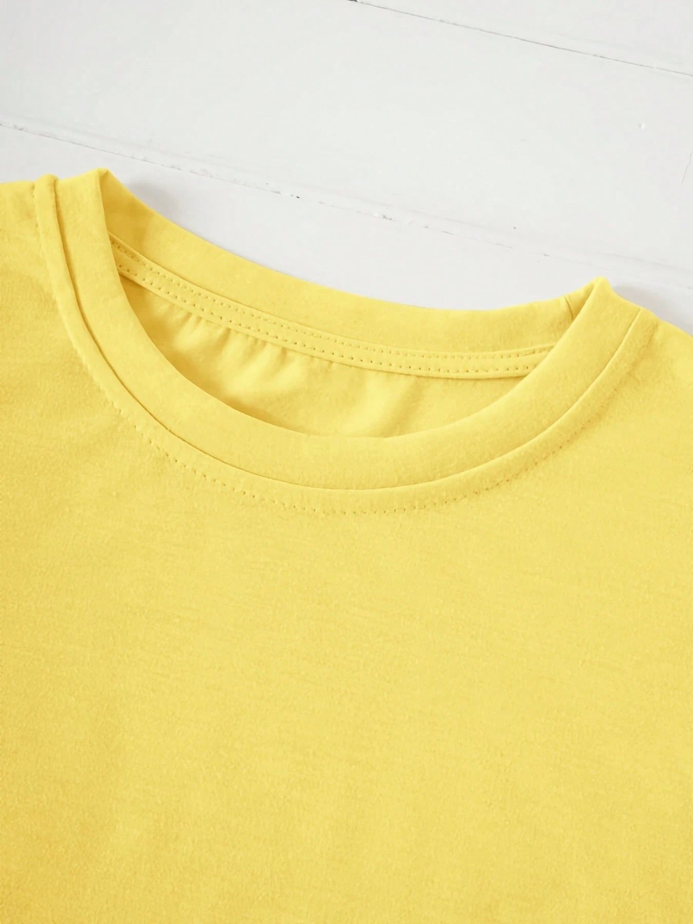 2026 Spring/Summer New Style Women's Round Neck Summer Cherry Letter Print Fashionable Summer Cool Short Sleeve Casual T-Shirt Double-Sided Print 2026