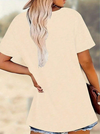 2026 Tops For Women Vintage 'MAMA' Mom T-Shirt,White Letter Print, Suitable For Fashionable American Moms In All Seasons