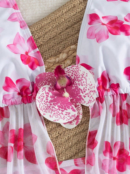 2026 Women's Random Print Spaghetti Strap Sexy Bikini Swimwear Set, Summer Outfit, Elegant, Valentine's Day, Beach, Vacation, Casual, Unique, Summer Set, Summer Holiday Set, Spring, Women's Valentine'