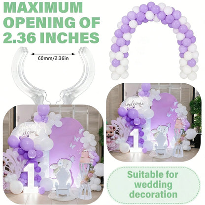 20pcs 3.5 Inch Heavy Duty Transparent Plastic Spring Clamps | Multi-Purpose Balloon Arch Fixing Clips, Suitable For Fixing Backdrop, Sturdy And Durable Craft Clips, Applicable For Birthday Party, Wedd
