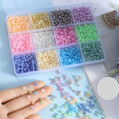 2280pcs Macaron Color Seed Beads, Suitable For Jewelry Necklace, Bracelet, Earring And Phone Chain Making, Create Your Own Gifts For Family And Friends