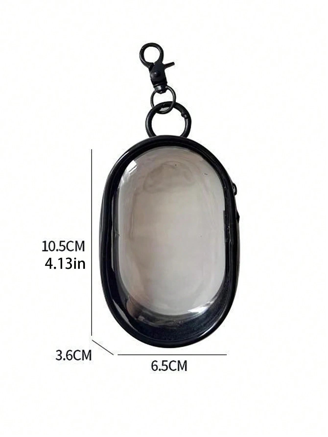 2pcs/1pc Portable Mini Transparent Zipper Storage Bag, Multi-Functional Jewelry Storage Bag, Suitable For Earphones, Power Bank, Keychain, Perfume And Other Transparent Travel Accessory Bag (Random Ke
