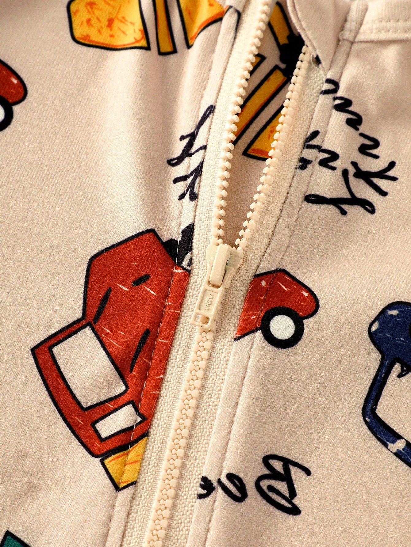 2pcs Baby Boy Cartoon Car Print Long Sleeve Jumpsuit Set,Comfortable Casual Cute Blue Lounge Homewear For Autumn,Snug Fit Pajamas Newborn Clothes Fall