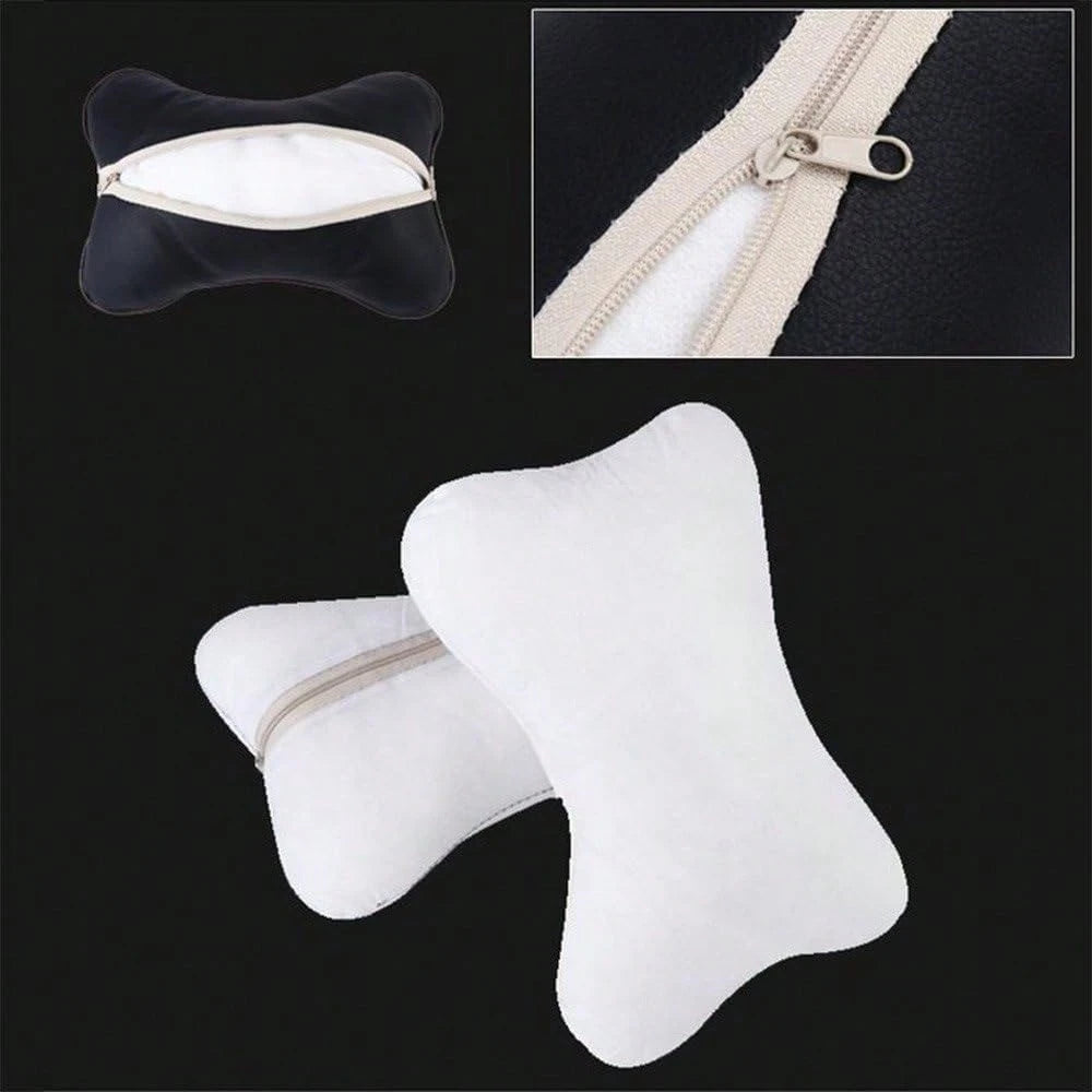 2pcs Car Headrests, Breathable Car Neck Support Pillows, Adjustable Neck Support While Driving, Suitable For Various Car Models, Helping You Enjoy A Comfortable Journey Car Pillow