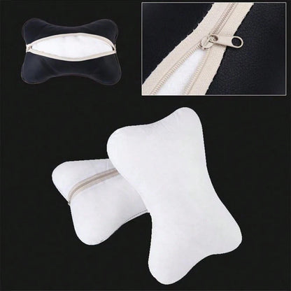 2pcs Car Headrests, Breathable Car Neck Support Pillows, Adjustable Neck Support While Driving, Suitable For Various Car Models, Helping You Enjoy A Comfortable Journey Car Pillow