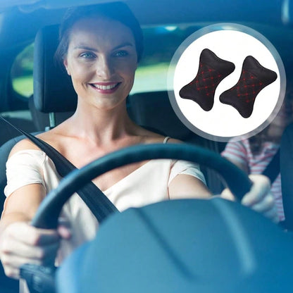 2pcs Car Headrests, Breathable Car Neck Support Pillows, Adjustable Neck Support While Driving, Suitable For Various Car Models, Helping You Enjoy A Comfortable Journey Car Pillow