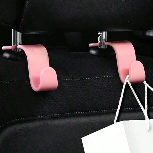 2pcs Car Seat Back Multi-Function Hooks