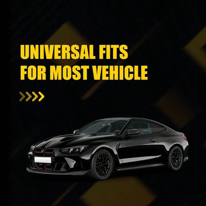 2PCS Carbon Fiber Car Side Fender Hood Bonnet Vent Air Flow Intake Scoop Cover E