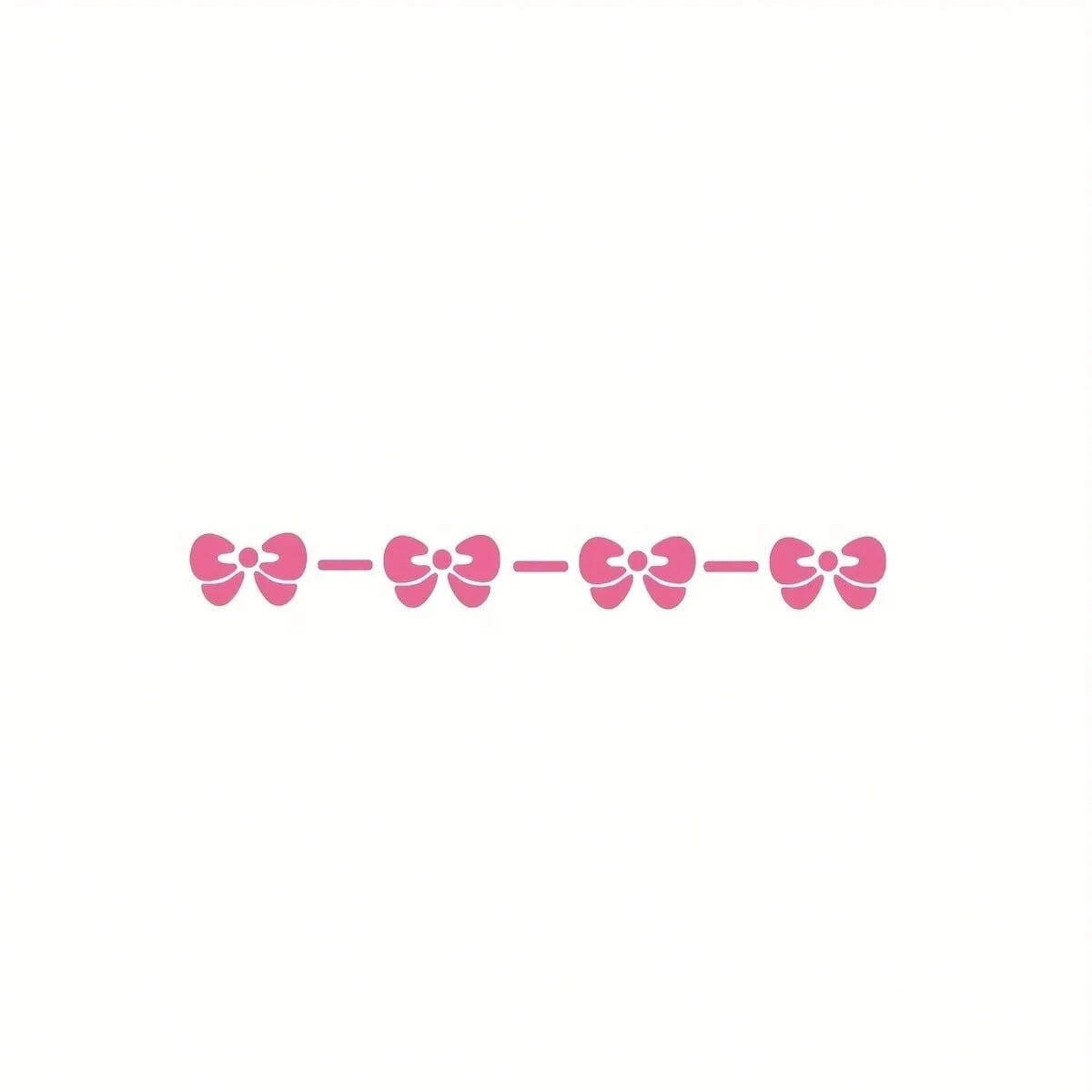 2pcs Cute Bow Waterproof Car Stickers- Ideal For Applying On Car Windows And Laptops, Girls' Accessories, Car Decals, Adorable