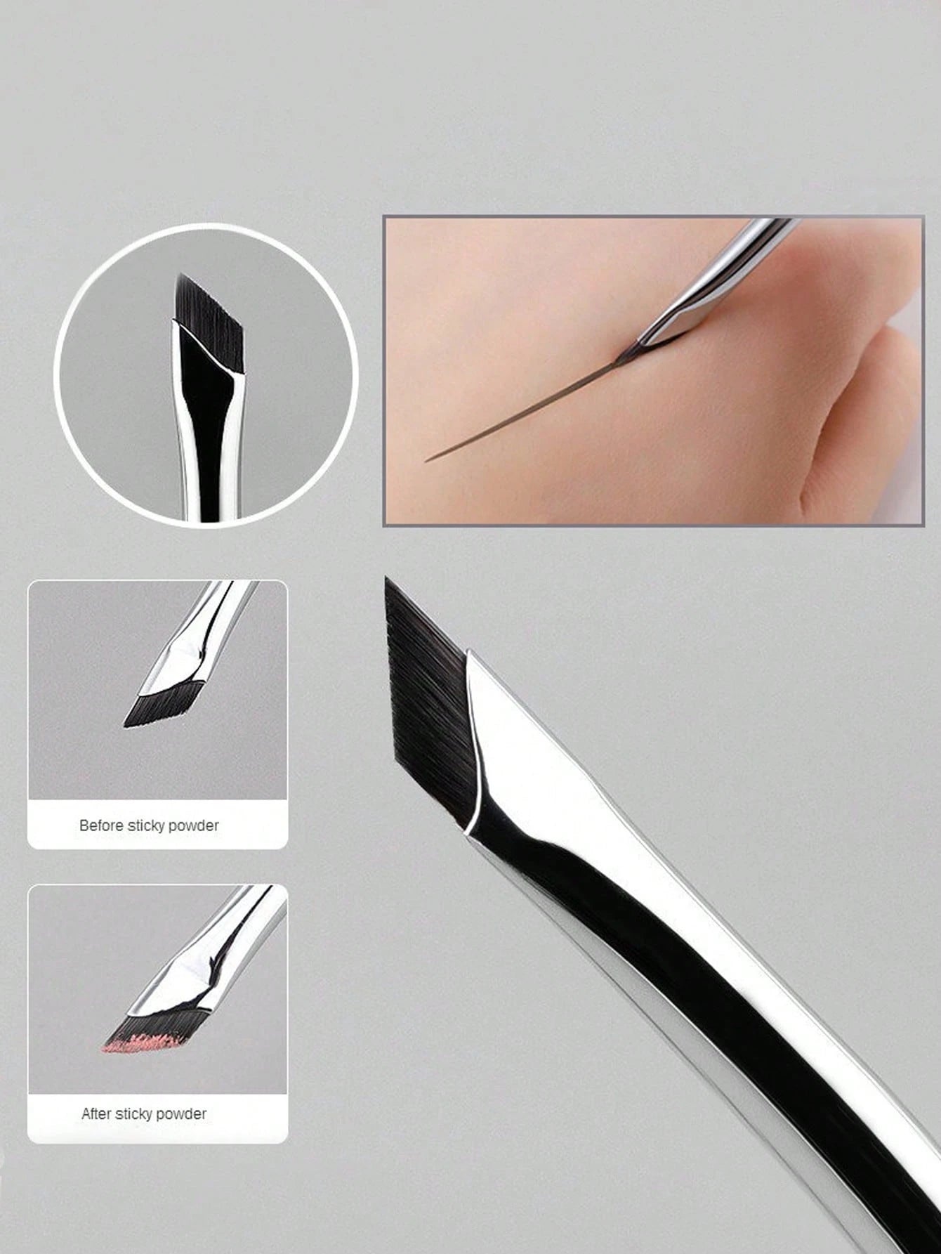 2Pcs Eyebrow Brush Eyeshadow Brush Cosmetic Brush Makeup Tools,Foundation Brush,Concealer Brush,Blush Brush,Contour Brush,Blush Brush,Bronzer Brush,Powder Brush,Foundation Brush,Blush Brush,Giveaways