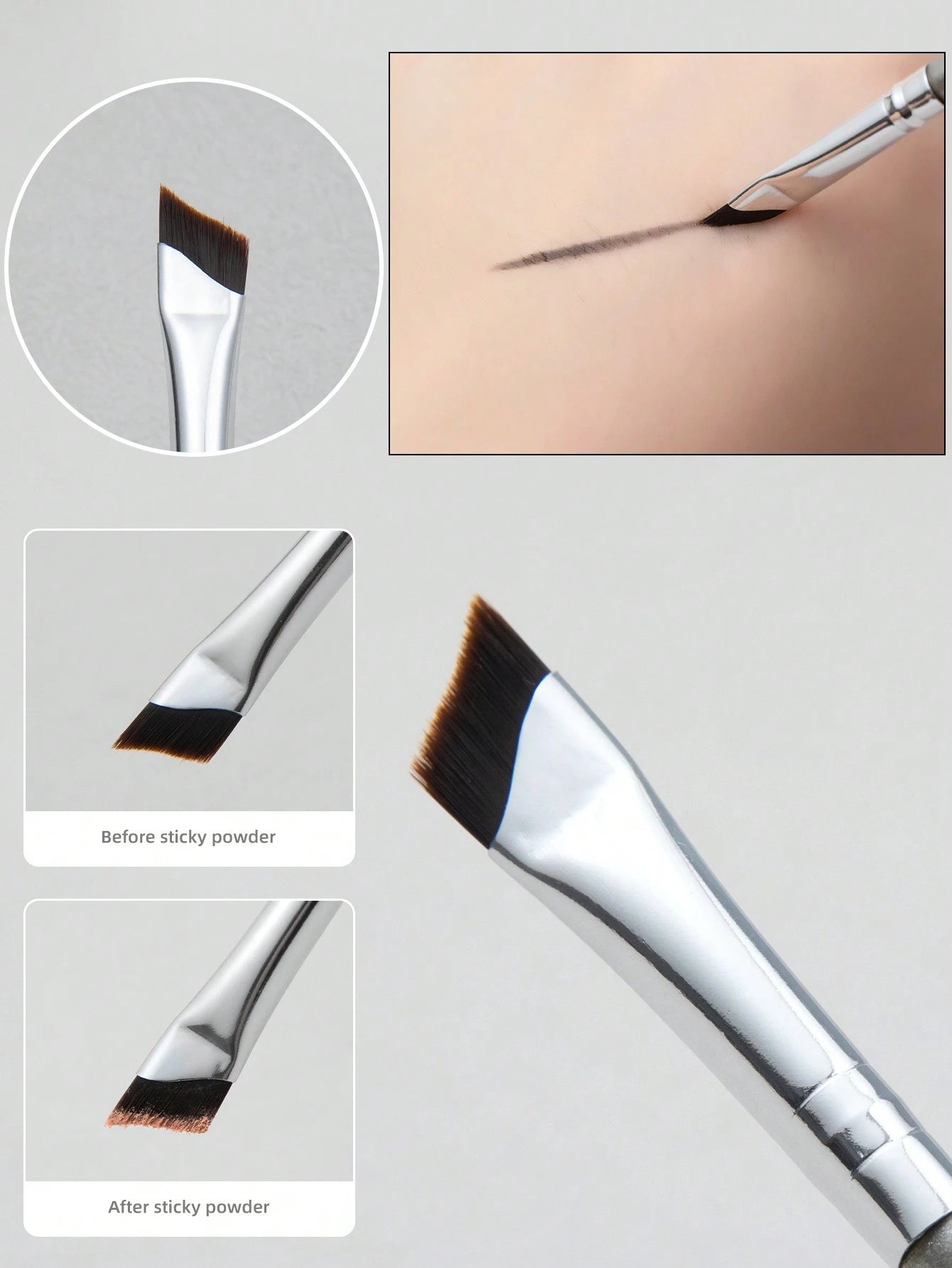2Pcs Eyebrow Brush Eyeshadow Brush Cosmetic Brush Makeup Tools,Foundation Brush,Concealer Brush,Blush Brush,Contour Brush,Blush Brush,Bronzer Brush,Powder Brush,Foundation Brush,Blush Brush,Giveaways