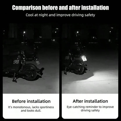 2pcs LED Devil'Eyes Universal Motorcycle Lights,Demon Eye LED Lights,Brake Tail Light Decorative Lamp,Demon Eyes Headlight,Mini Projector Lens Lamp,Car Decoration Lights,Led Front Lights,Motorcycle Pa