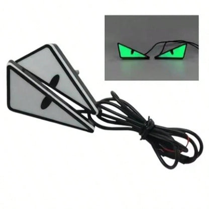 2pcs LED Devil'Eyes Universal Motorcycle Lights,Demon Eye LED Lights,Brake Tail Light Decorative Lamp,Demon Eyes Headlight,Mini Projector Lens Lamp,Car Decoration Lights,Led Front Lights,Motorcycle Pa
