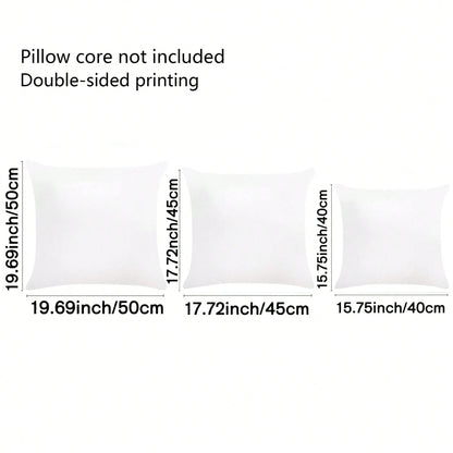 2pcs Leopard Print Decorative Pillow Covers, Suitable For Sofa Cushions, Modern Decorative Square Throw Pillows For Home Living Room, Bedroom, Mattress, Outdoor Use, Double-Sided Design, Pillow Insert