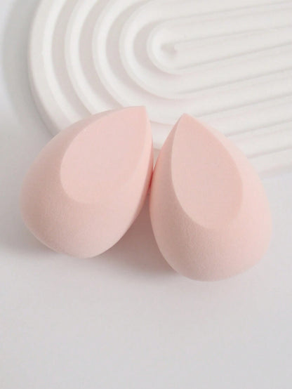 2pcs Makeup Sponge Sponge Set, Mixed Foundation Beauty Sponge For Flawless Liquid, Cream And Powder, Multicolor Makeup Sponge, Latex-Free Dual Use Wet And Dry Foundation Cream, Perfect For All Skin Ty