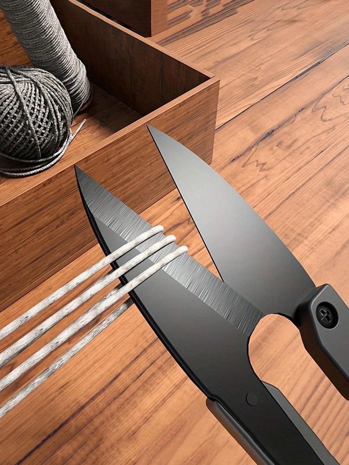2pcs Needle And Thread U-Shaped Scissors, Black Yarn Scissors, Small Scissors Cutting Thread