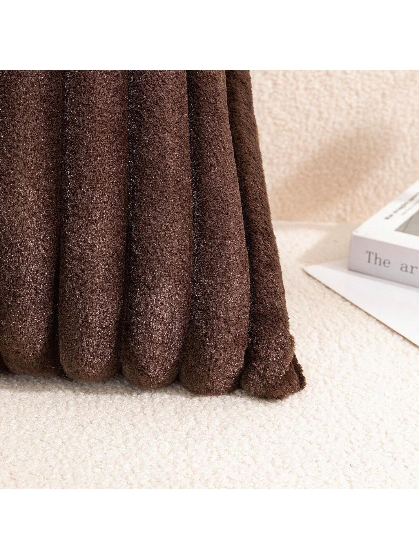 2pcs/Pack Striped Plush Pillow Cover, Modern Polyester Fluffy Square Soft Cushion Covers For Living Room, Sofa, Bedside, Home Use