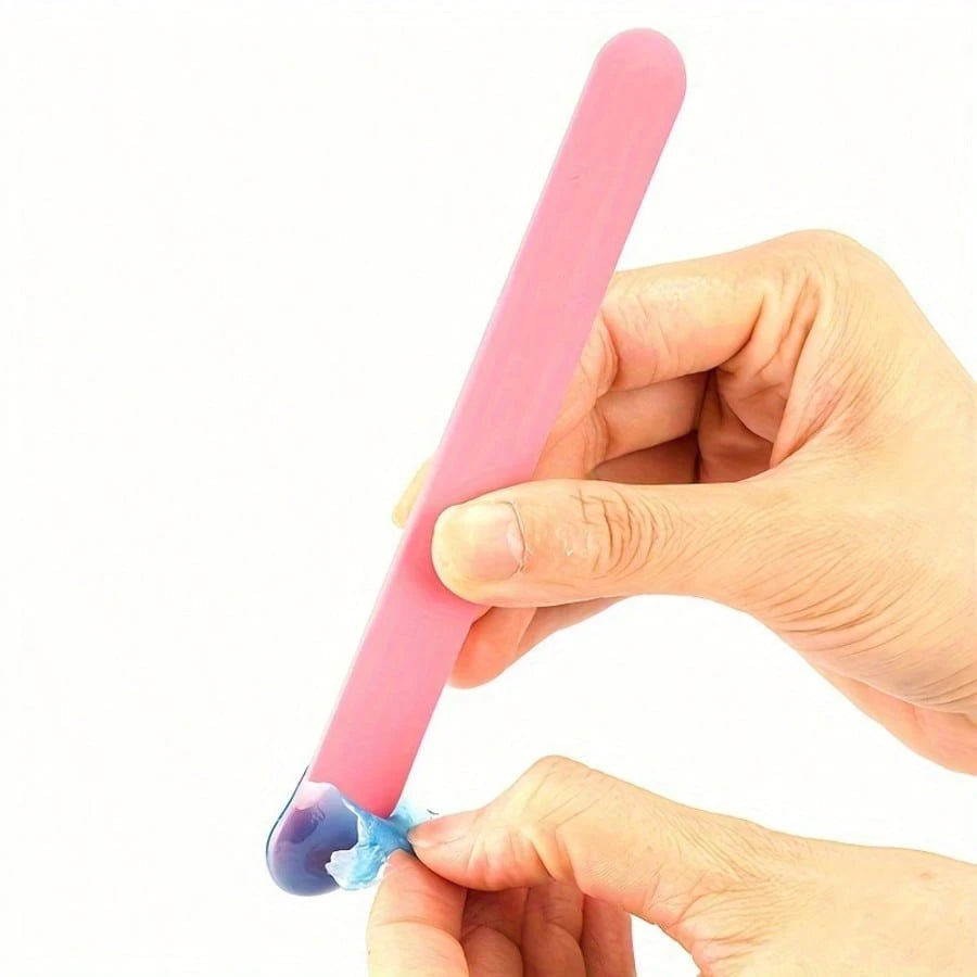 2pcs Reusable Silicone Depilation Stick, Double-Ended Non-Stick Design, Suitable For Body And Face, Easy To Clean, Summer Beauty Essential, Wax Stick, Portable Waxing Tool, Smooth Wax Application, Con