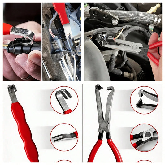 2pcs/Set Electrical Connector Removal Tool, 8.26inchElectrical Long DisconnectPliers, Commonly Used For DisassemblingAutomotive Terminals,Durable Tool ForRepairing Automotive Wire Terminals,Electrical