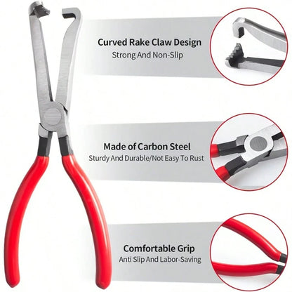 2pcs/Set Electrical Connector Removal Tool, 8.26inchElectrical Long DisconnectPliers, Commonly Used For DisassemblingAutomotive Terminals,Durable Tool ForRepairing Automotive Wire Terminals,Electrical