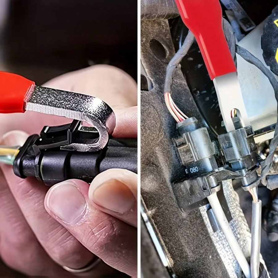 2pcs/Set Electrical Connector Removal Tool, 8.26inchElectrical Long DisconnectPliers, Commonly Used For DisassemblingAutomotive Terminals,Durable Tool ForRepairing Automotive Wire Terminals,Electrical