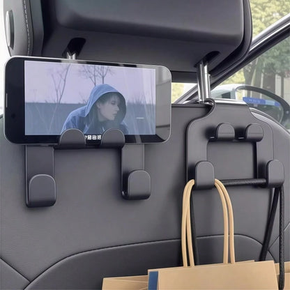2pcs/Set Multi-Function Car Seat Back Storage Rack, Cup Holder & Hook Integrated Design, Exclusive Rear Seat Organizer, Classify Storage, Tidy Up Car Interior, Practical Accessory