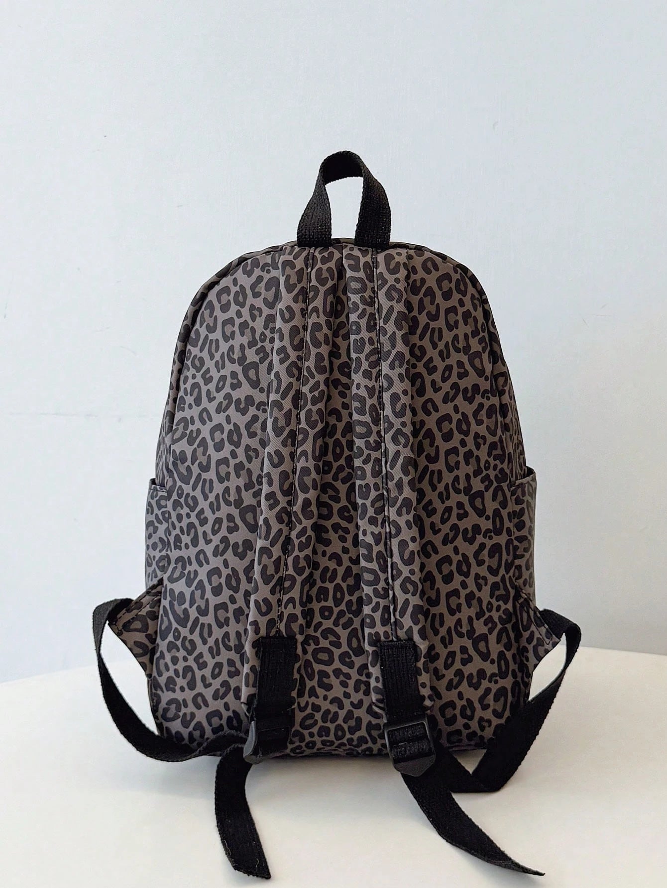 3-In-1 Casual Leopard Print Backpack Set, Includes Backpack, Lunch Bag, Crossbody Bag And Pencil Case, With Laptop Compartment, Multi-Pocket, Large Capacity, Suitable For Daily Use/Vacation/Travel/Bac