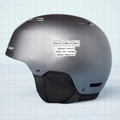 3-Inch "Ctrl + Alt + Del Sticker, Perfect For Tech Enthusiasts! Use It On Laptops, Notebooks, And Office Decor. Great For Programmers, Students, And Anyone In Tech. Categories: Humorous Stickers, Tech