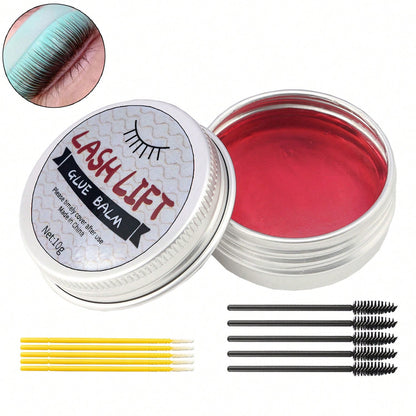 3 PiecesEyelash Lifting Gel Tool Set, Including Solid Eyelash Lifting Glue And An Eyelash Lifting Rod With Brush, For Eyelash Lifting And Eyebrow Laminating Without The Need For Glue. The Eyelash Perm
