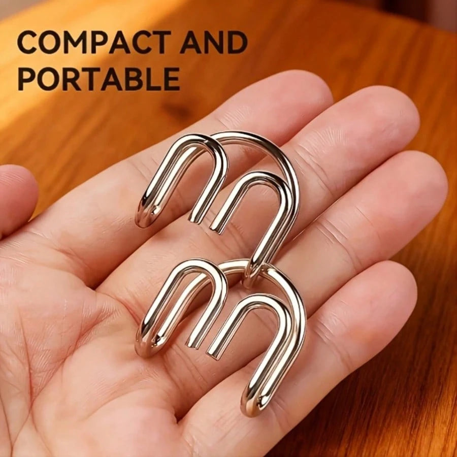 30pcs Metal Puzzle Gift Set (Includes 1 Set Of Nine-Link Rings, 29 Sets Of Brain Teaser Unlocking Puzzles), Ring And Lock Puzzles, Oriental Kongming Lock, Luban Lock, Exercises Hand-Brain Flexibility