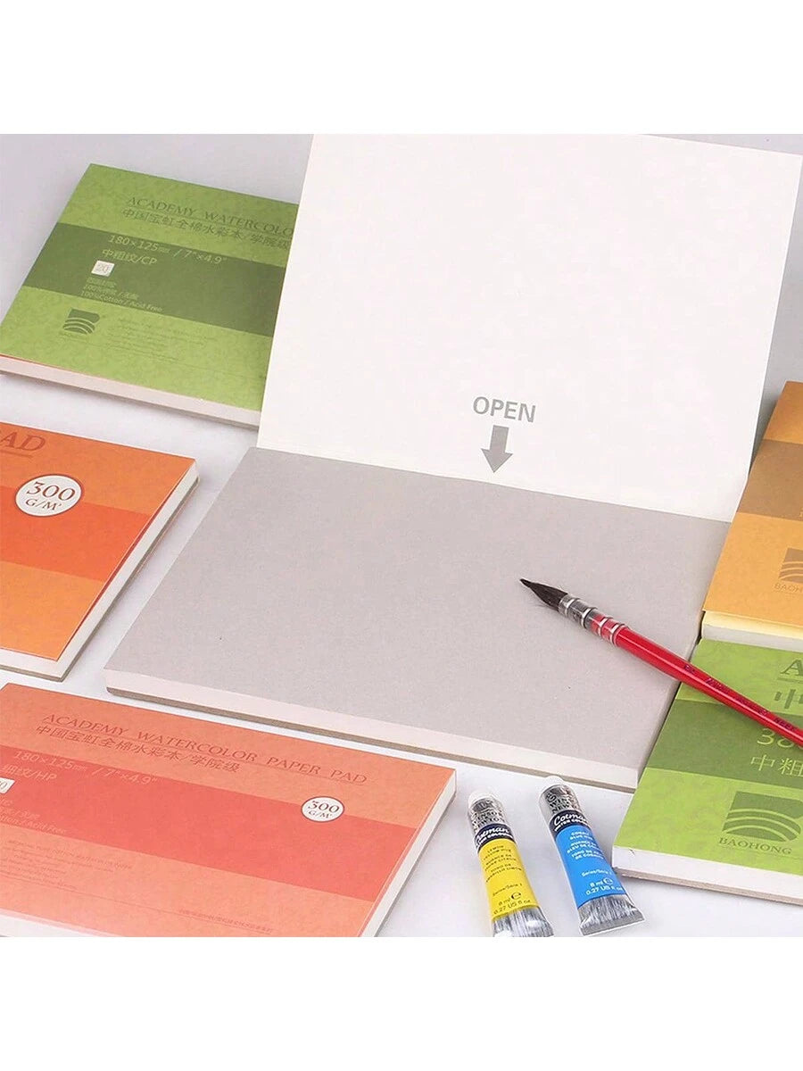32K Watercolor Paper, 20 Sheets, 300gsm, Watercolor & Sketch Pad, Art Supplies, Mother's Day Gift