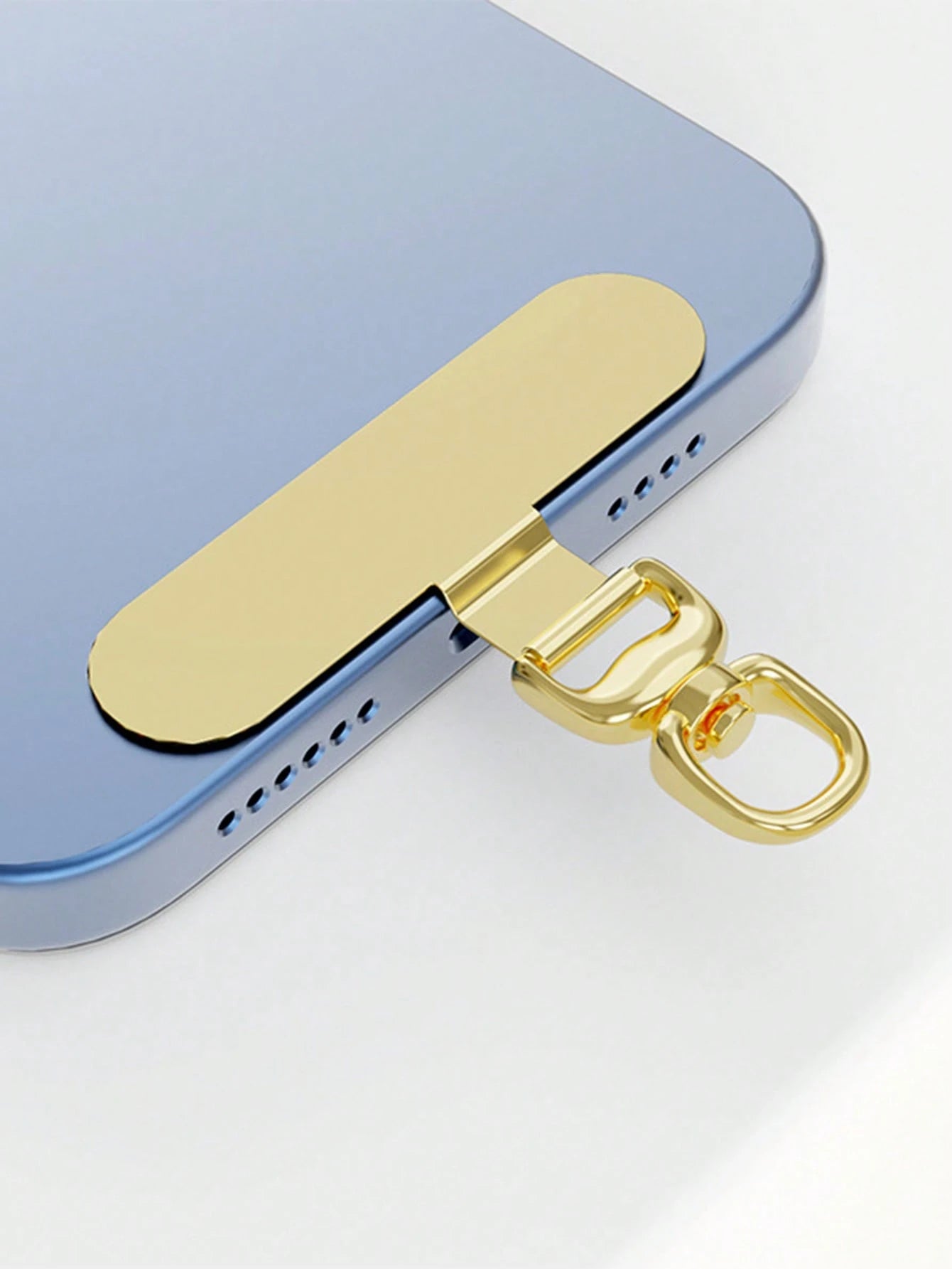 360° Rotatable Stainless Steel Phone Lanyard Hook- Metal Pad Washer For Secure Phone Strap Attachment