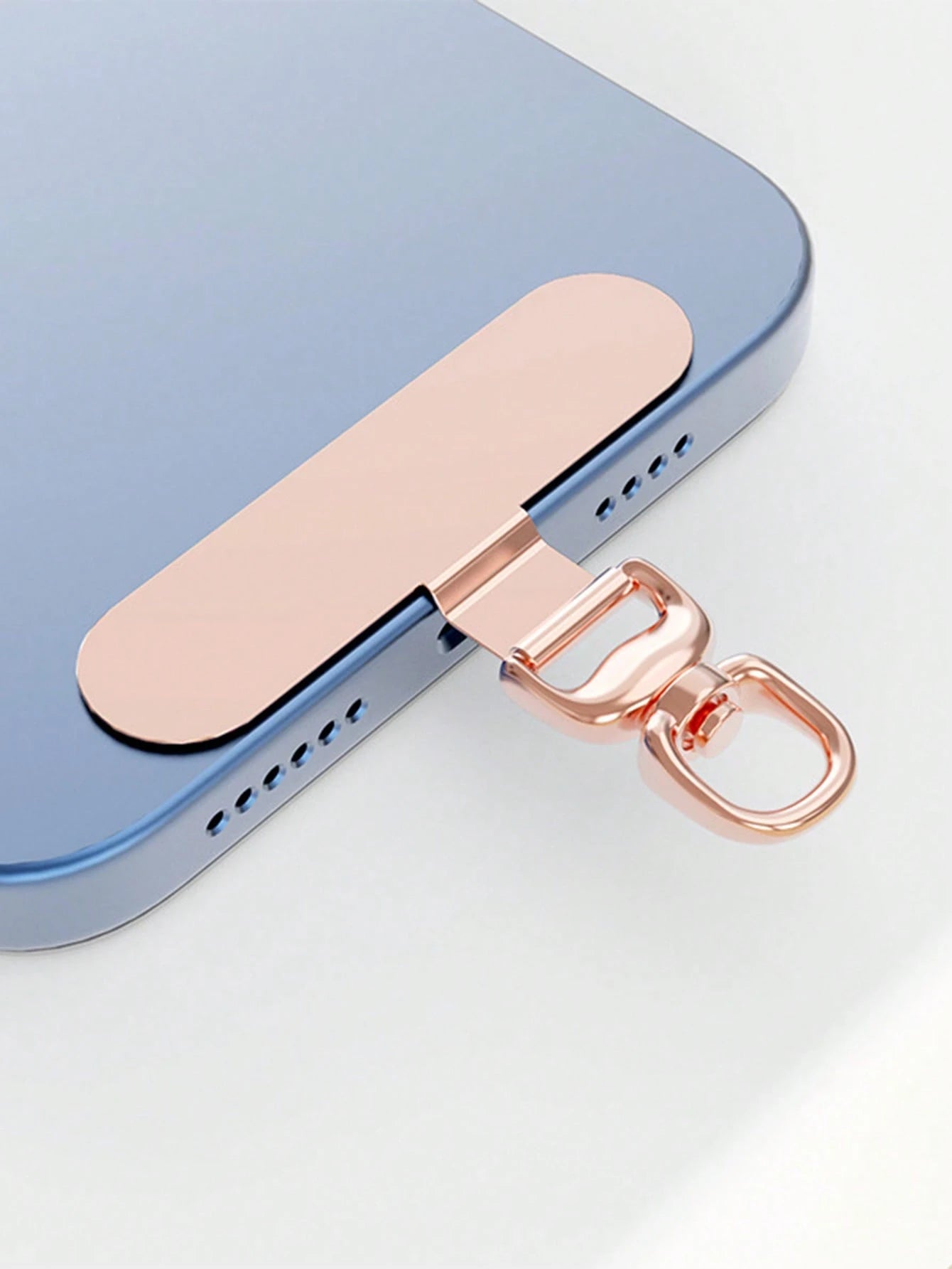 360° Rotatable Stainless Steel Phone Lanyard Hook- Metal Pad Washer For Secure Phone Strap Attachment