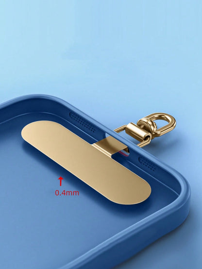 360° Rotatable Stainless Steel Phone Lanyard Hook- Metal Pad Washer For Secure Phone Strap Attachment