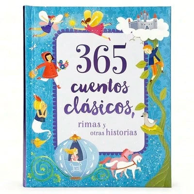 365 Cuentos Clasicos (Spanish Edition) (Hardcover) By Parragon Books (Editor)