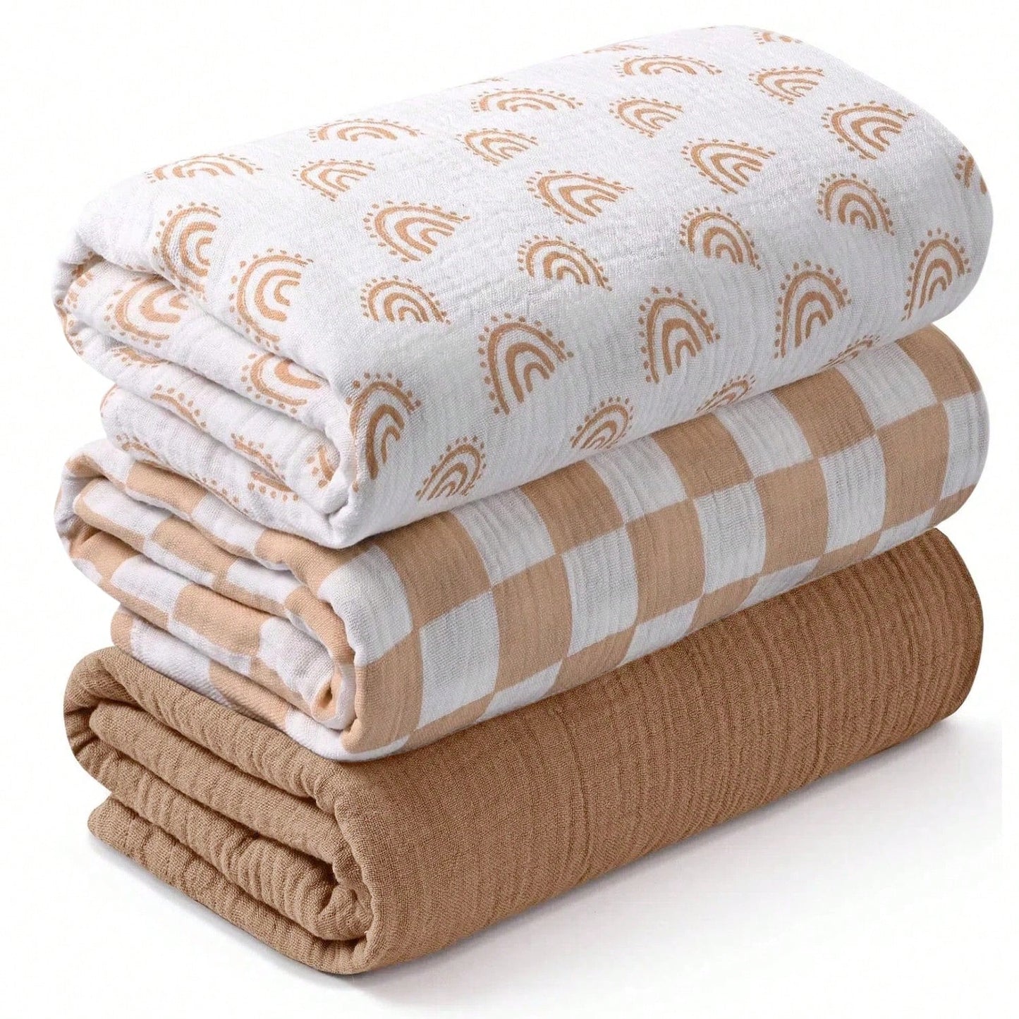 39 X 43 Inch Muslin Swaddle Blanket, Breathable Soft Swaddle Wrap, Essential Newborn Baby Shower Gift