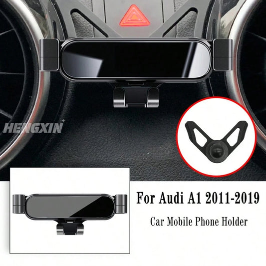 3PCS Car Phone Holder For Audi A3 S3 8V 2014-2020/A1 Sportback 8XA 8XF 2011-2019/Q2 2019-2022Gravity Navigation Bracket GPS Air Vent Clip Mount Accessories