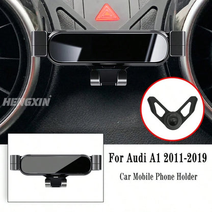 3PCS Car Phone Holder For Audi A3 S3 8V 2014-2020/A1 Sportback 8XA 8XF 2011-2019/Q2 2019-2022Gravity Navigation Bracket GPS Air Vent Clip Mount Accessories