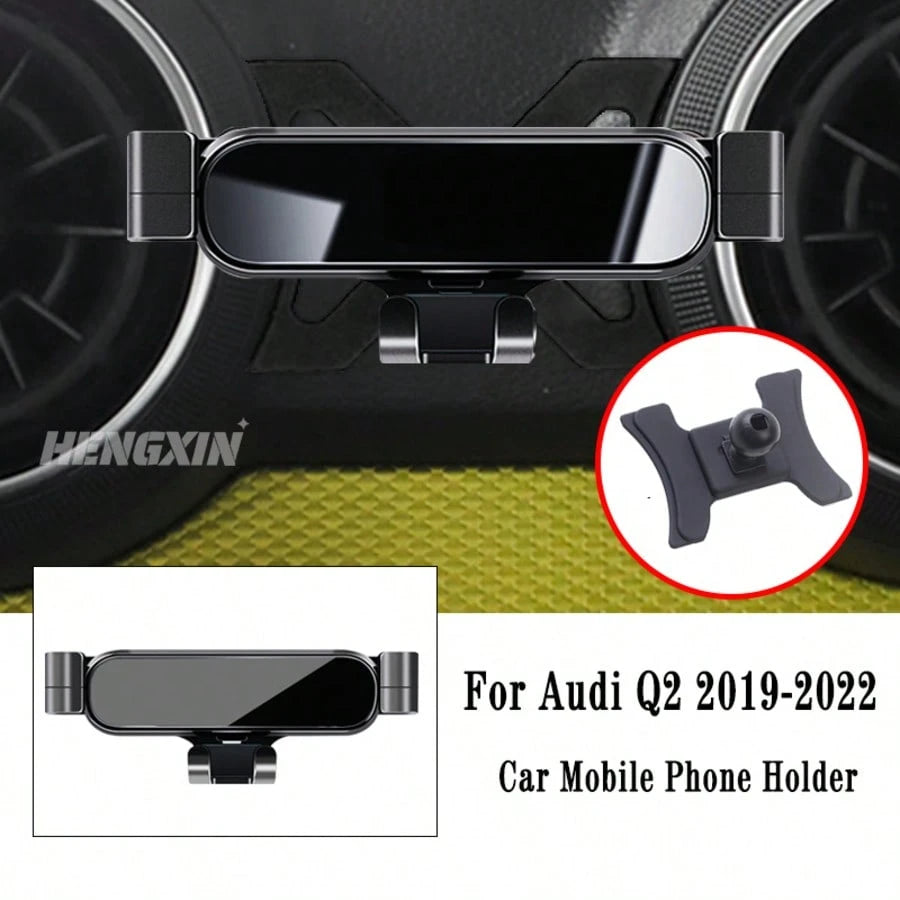 3PCS Car Phone Holder For Audi A3 S3 8V 2014-2020/A1 Sportback 8XA 8XF 2011-2019/Q2 2019-2022Gravity Navigation Bracket GPS Air Vent Clip Mount Accessories